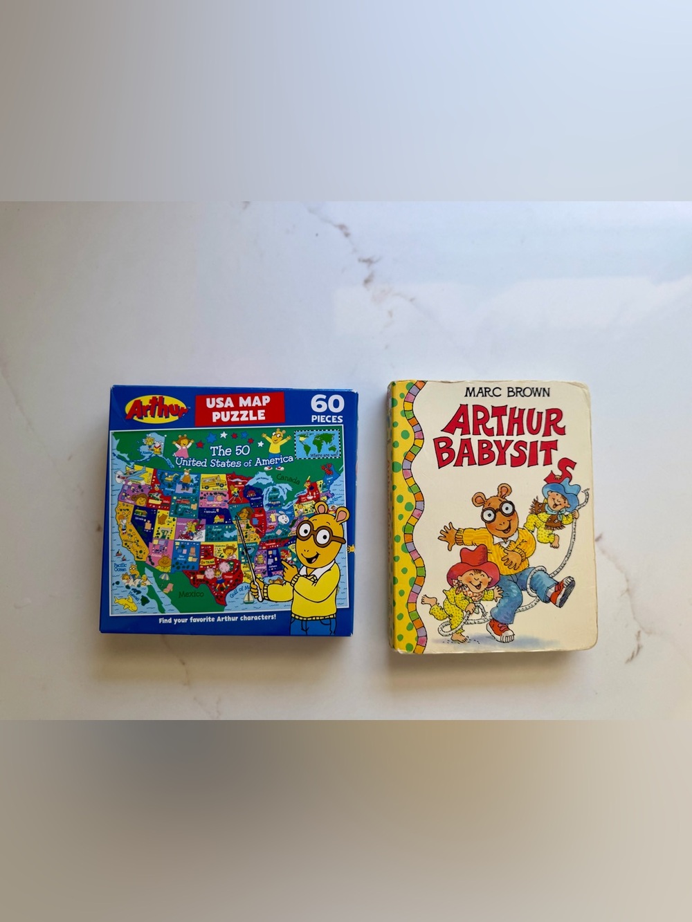 Arthur PBS Book and Puzzle Bundle
